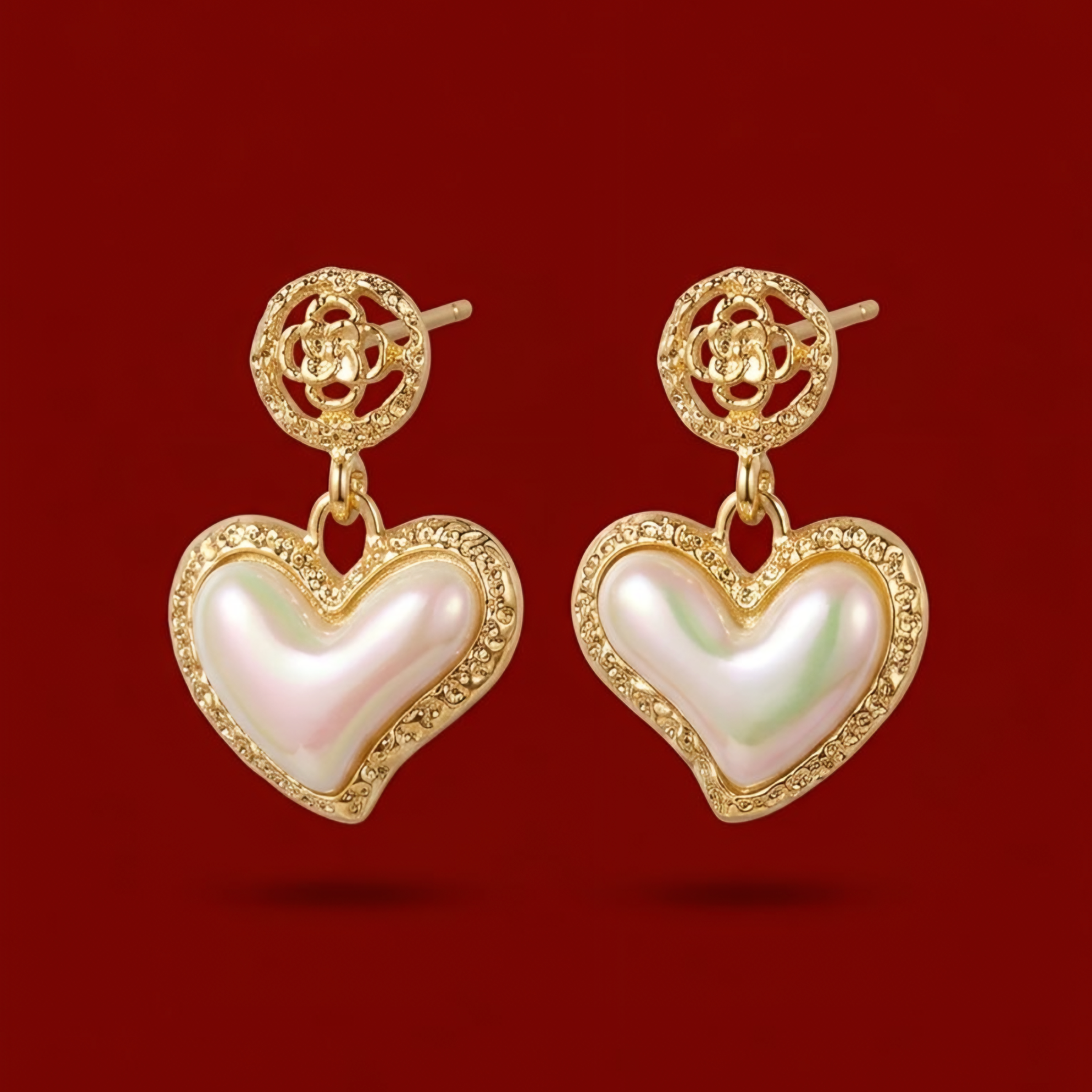 Cameo Hearts Drop