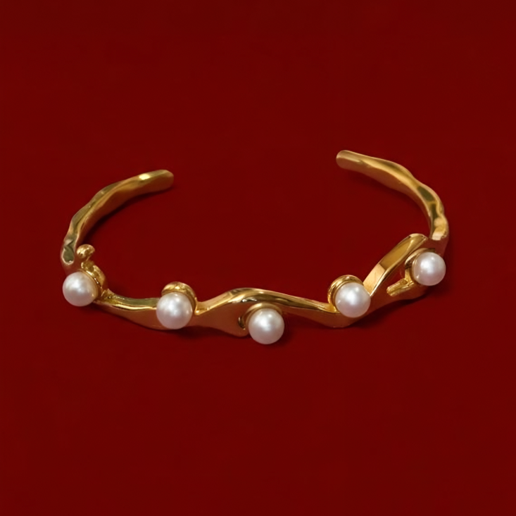 Lunar Wave Bangle