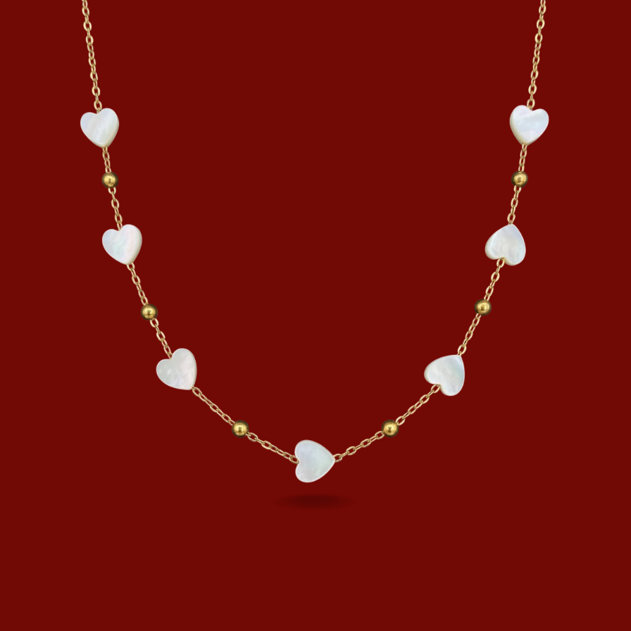 Dewdrop Heart Chain