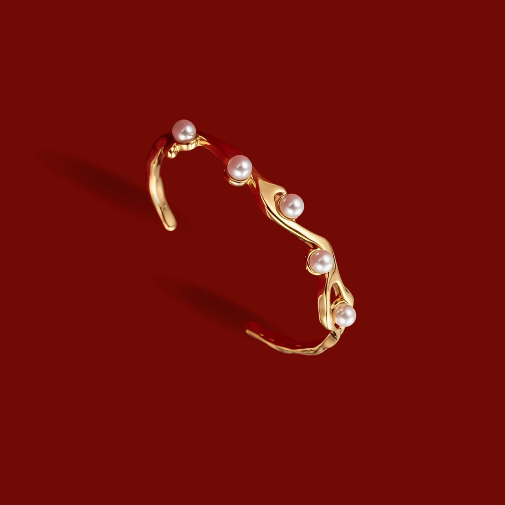 Lunar Wave Bangle